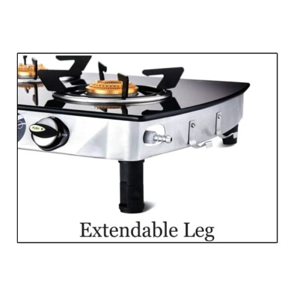 Preethi Streak 2B SS GlassTop Gas Stove - GTS 116