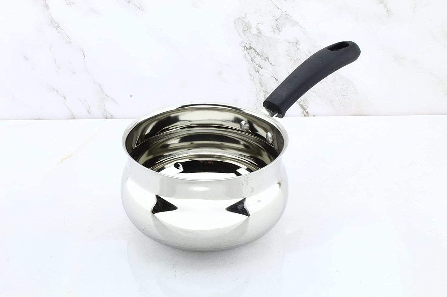 Milk Pan | Sauce Pan with Lid 1.25 Litres ( Stainless Steel )