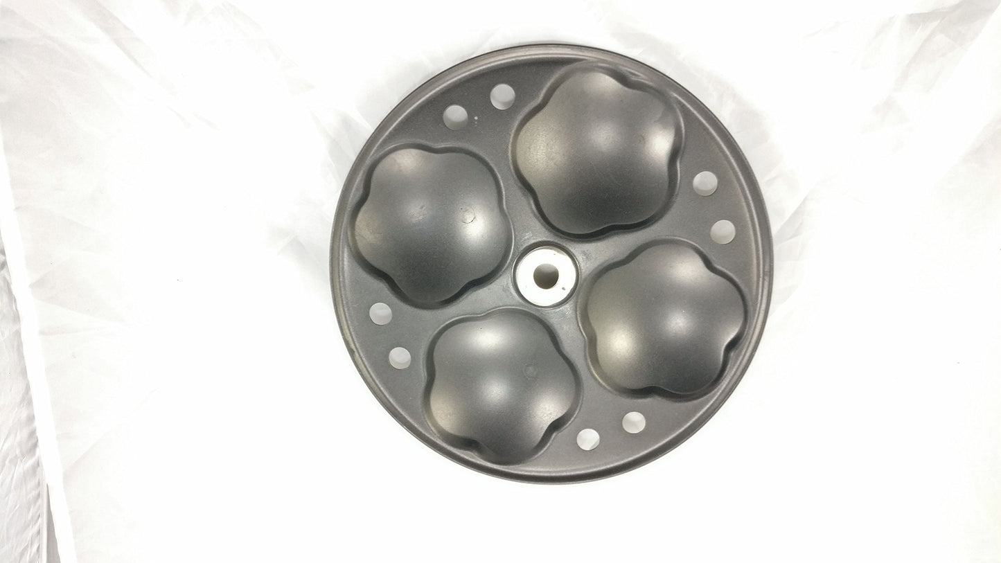 Ideal Nonstick Idly Stand 5 Plates - Hybrid ( Steams- heart, mini, square, triangular, flower shaped idlis )