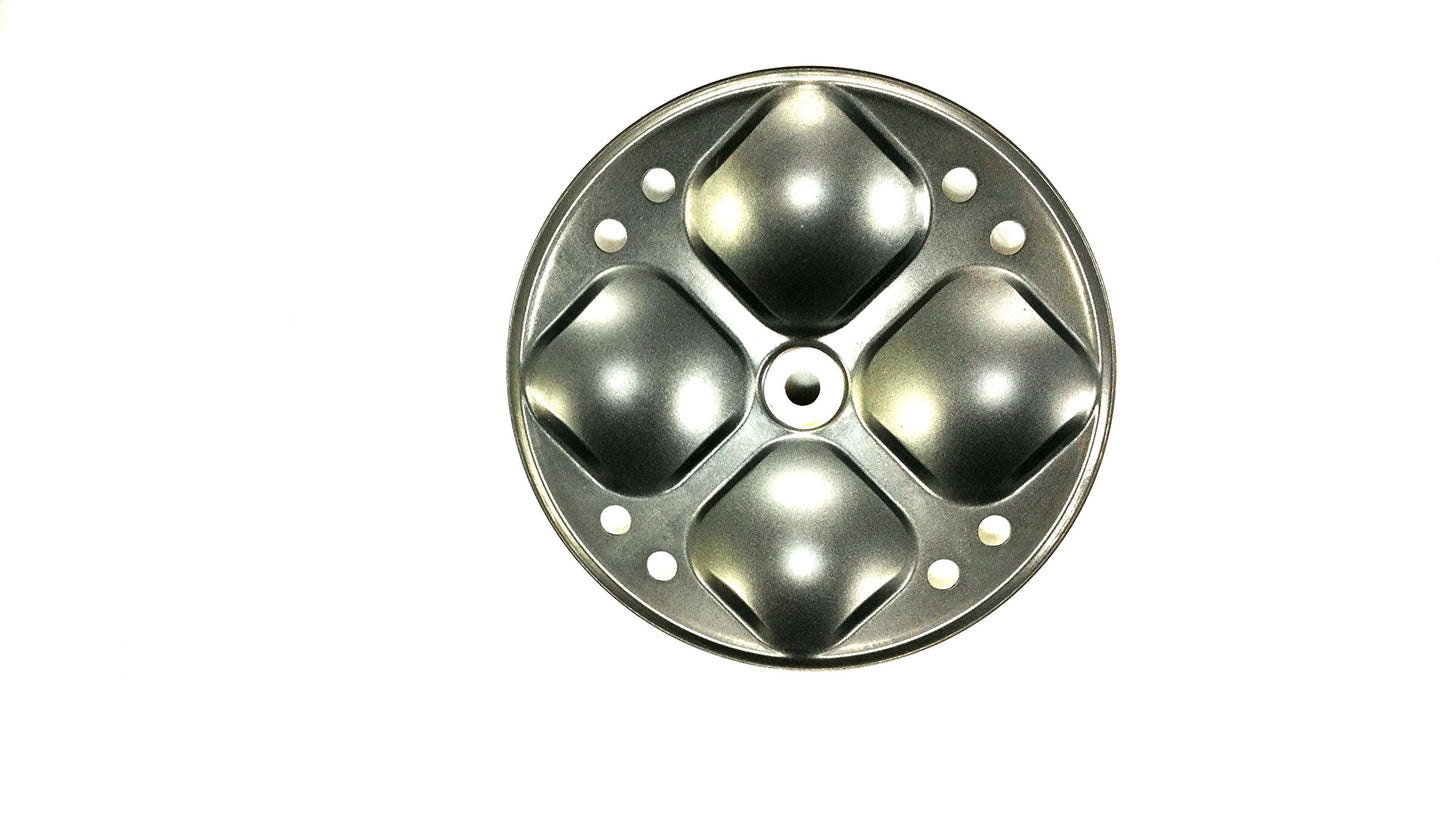 Ideal Nonstick Idly Stand 5 Plates - Hybrid ( Steams- heart, mini, square, triangular, flower shaped idlis )