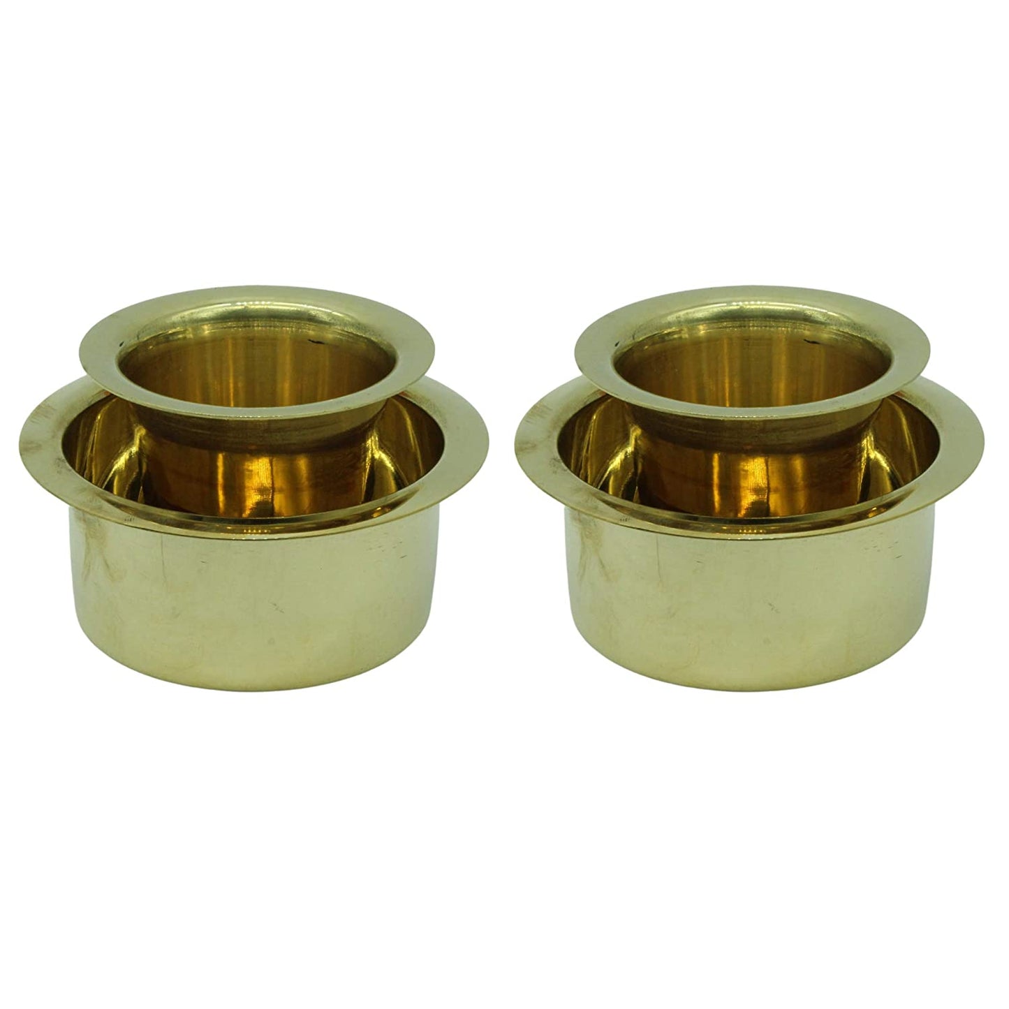 Brass Traditional Coffee Dabara Set for Tasting Excellent South Indian Filter Coffee | Brass Tumbler | Coffee Cup