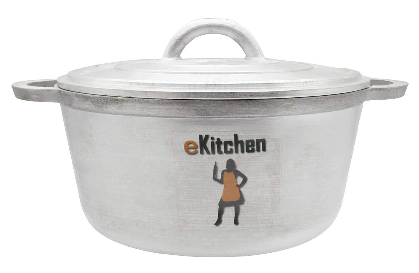 Aluminium Big Cook and Serve Dutch Oven | Cooking Pot | Briyani Pot | Casserole