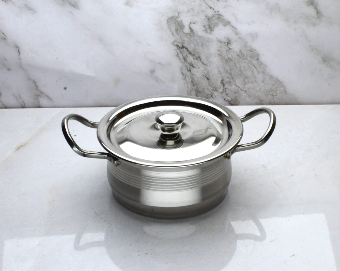 Stainless Steel Serving Dish Set of 3 Pcs (12cm, 13.5cm, 15cm)