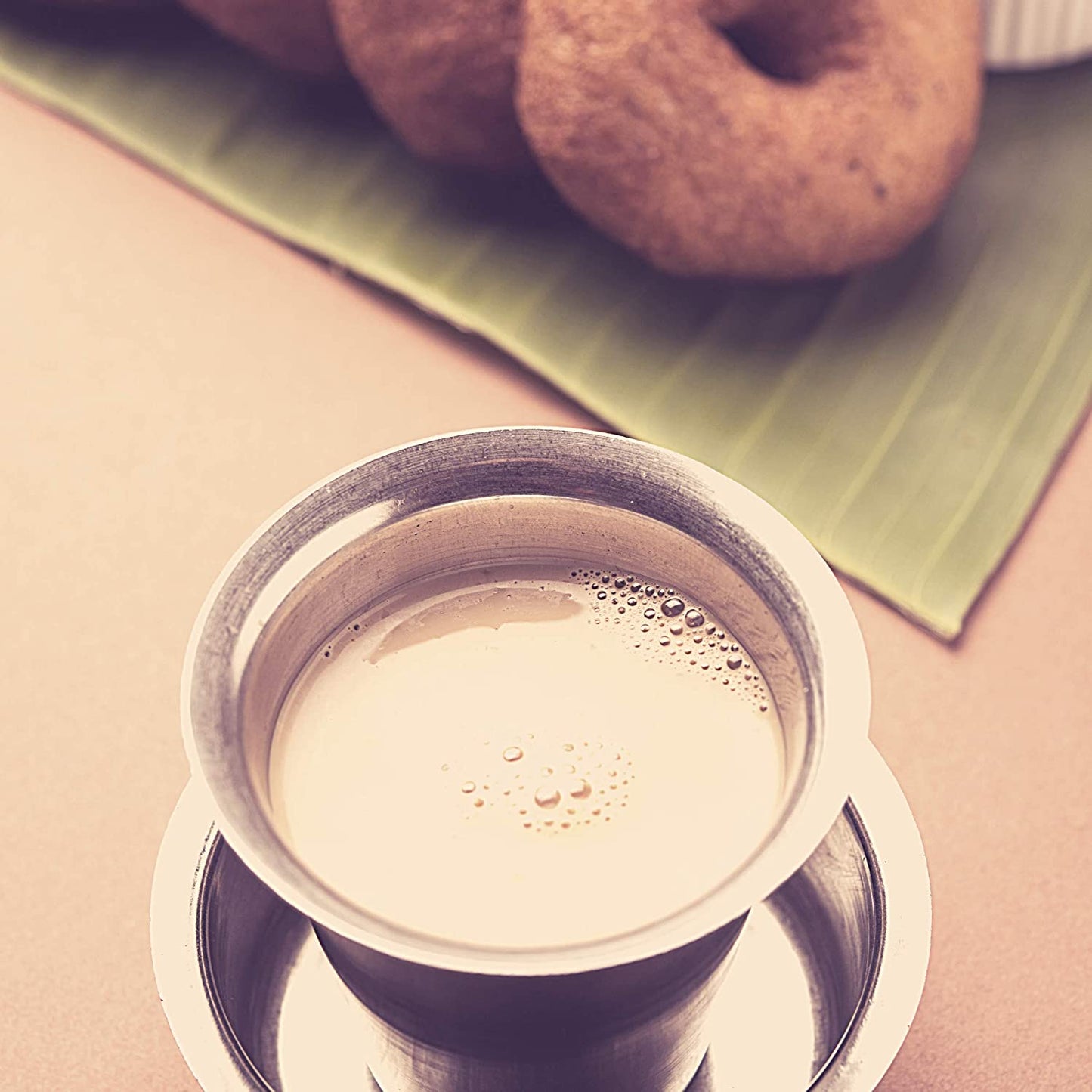 Brass Traditional Coffee Dabara Set for Tasting Excellent South Indian Filter Coffee | Brass Tumbler | Coffee Cup