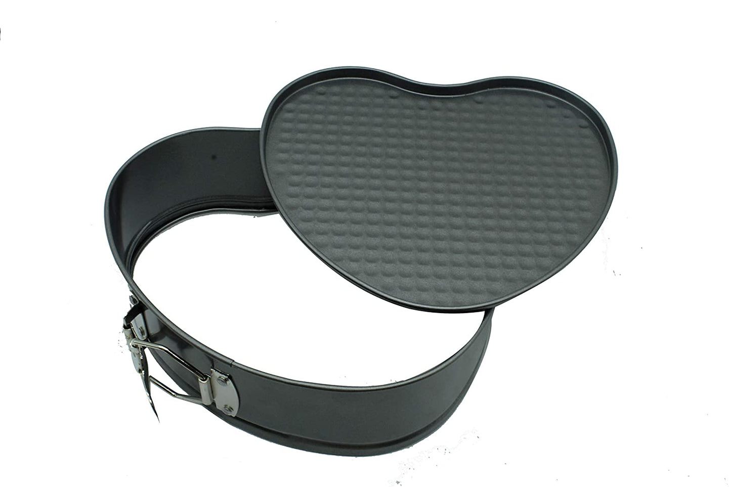 Carbon Steel Heart Shape Cake Mould | Baking Pan (Set of 4 Pcs)