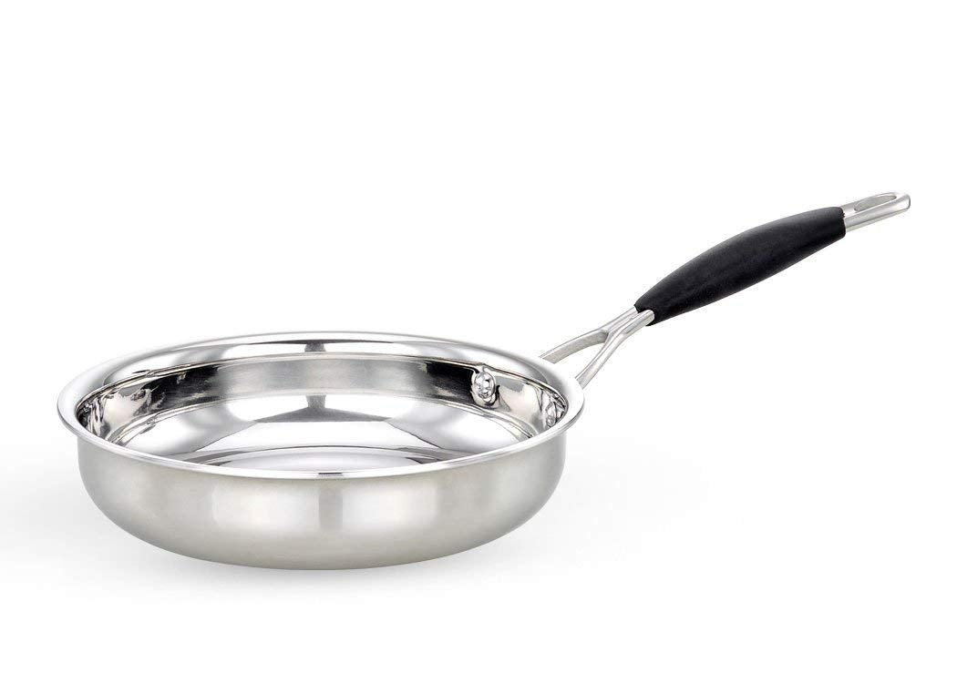 Evasilva Triply Skillet | Fry Pan 24 cm | 9.5 inch