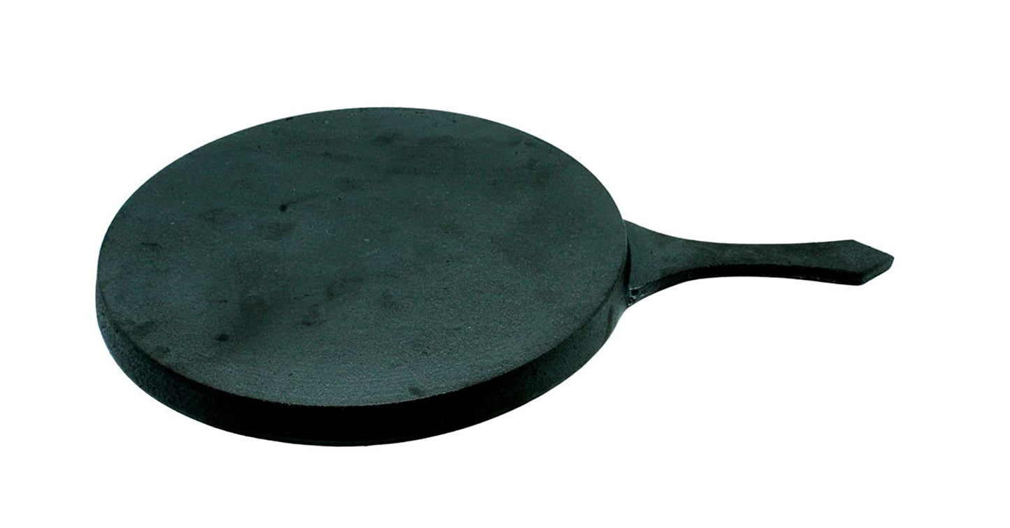 Fe+ Grand Pre-Seasoned Cast Iron Tawa 30 cm Long Handle