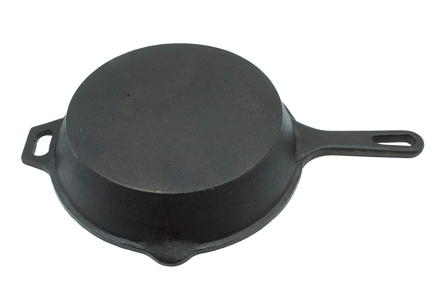 Fe+ Pre-Seasoned Cast Iron Induction Compatible Deep Skillet Fry Pan (26 cm | 10 Inch)