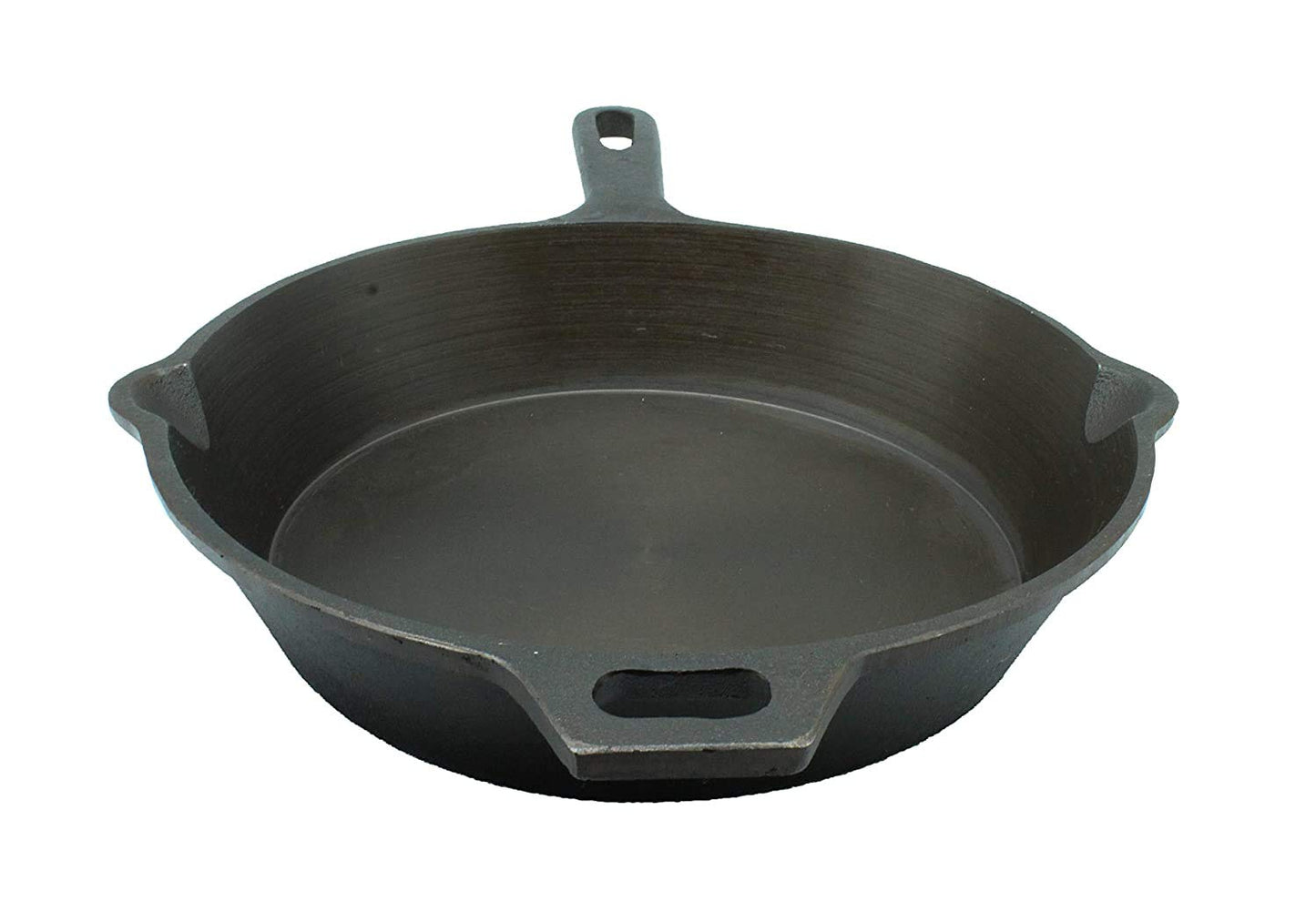 Fe+ Pre-Seasoned Cast Iron Induction Compatible Deep Skillet Fry Pan (26 cm | 10 Inch)
