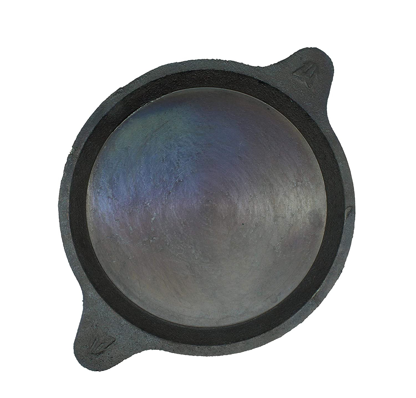 Fe+ Pre-Seasoned Cast Iron Induction Compatible Indian Skillet | Shallow Fry Pan | Omlete Pan