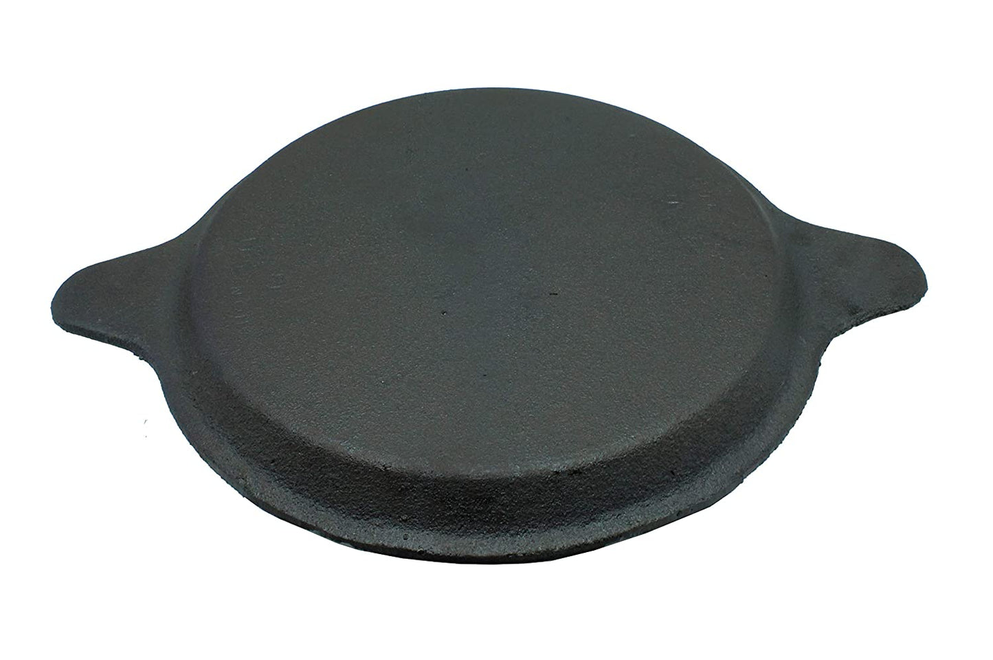 Fe+ Pre-Seasoned Cast Iron Induction Compatible Indian Skillet | Shallow Fry Pan | Omlete Pan