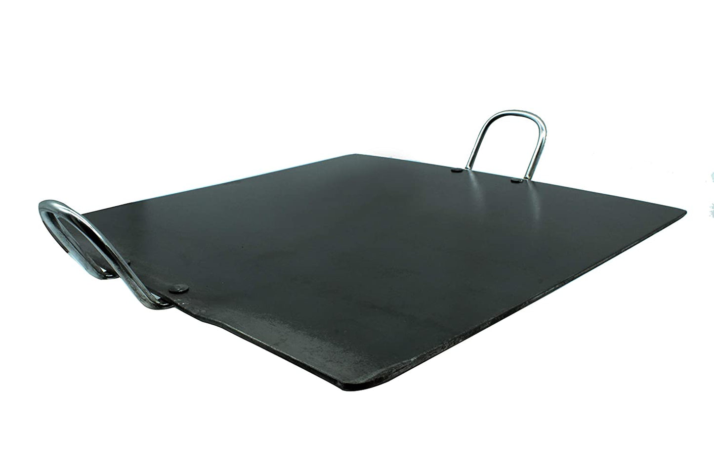Fe+ Pre-Seasoned Mild Carbon Steel | Iron Square Pathri Tawa 30cm (Thickness-3mm)