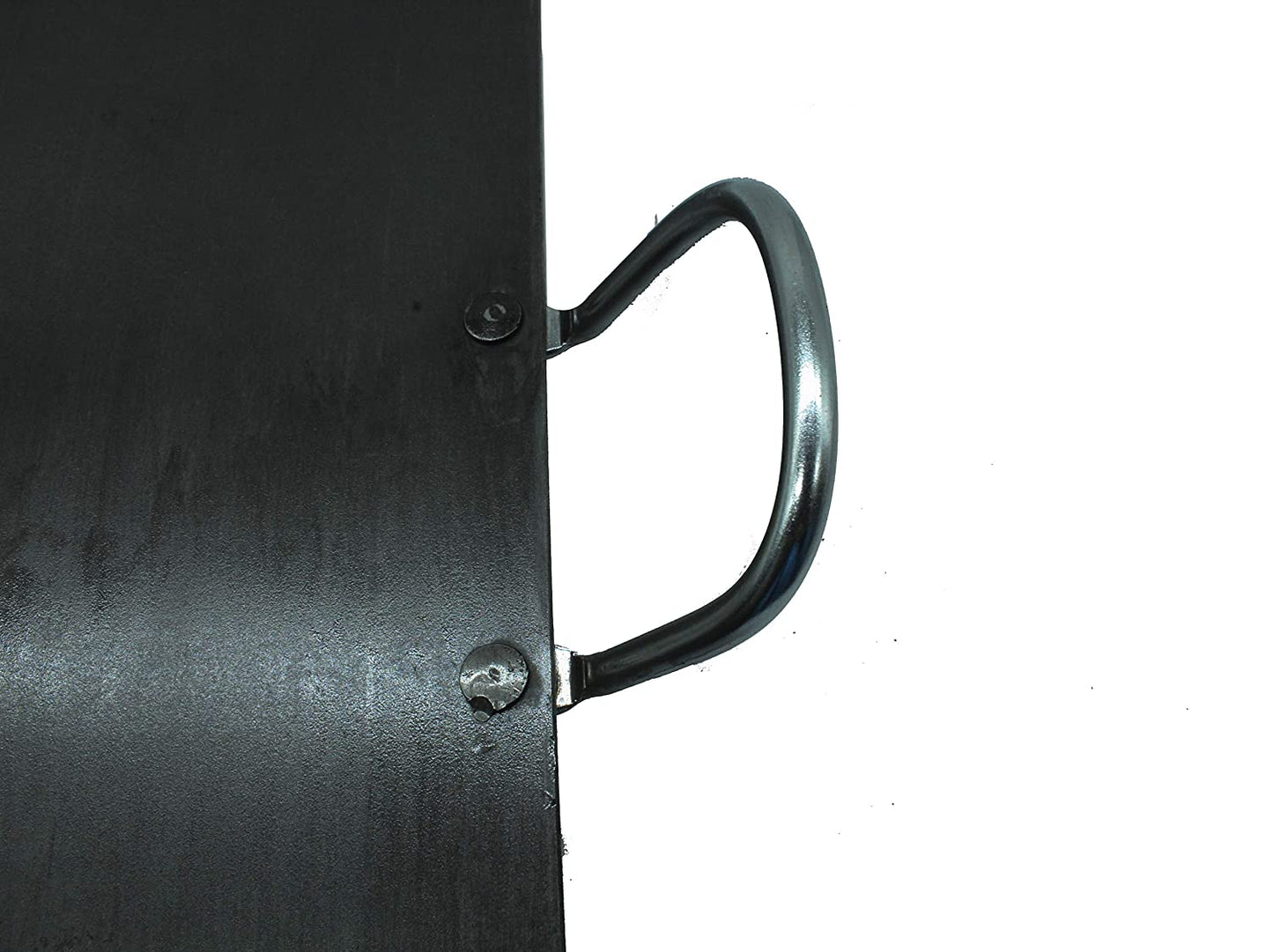 Fe+ Pre-Seasoned Mild Carbon Steel | Iron Square Pathri Tawa 30cm (Thickness-3mm)