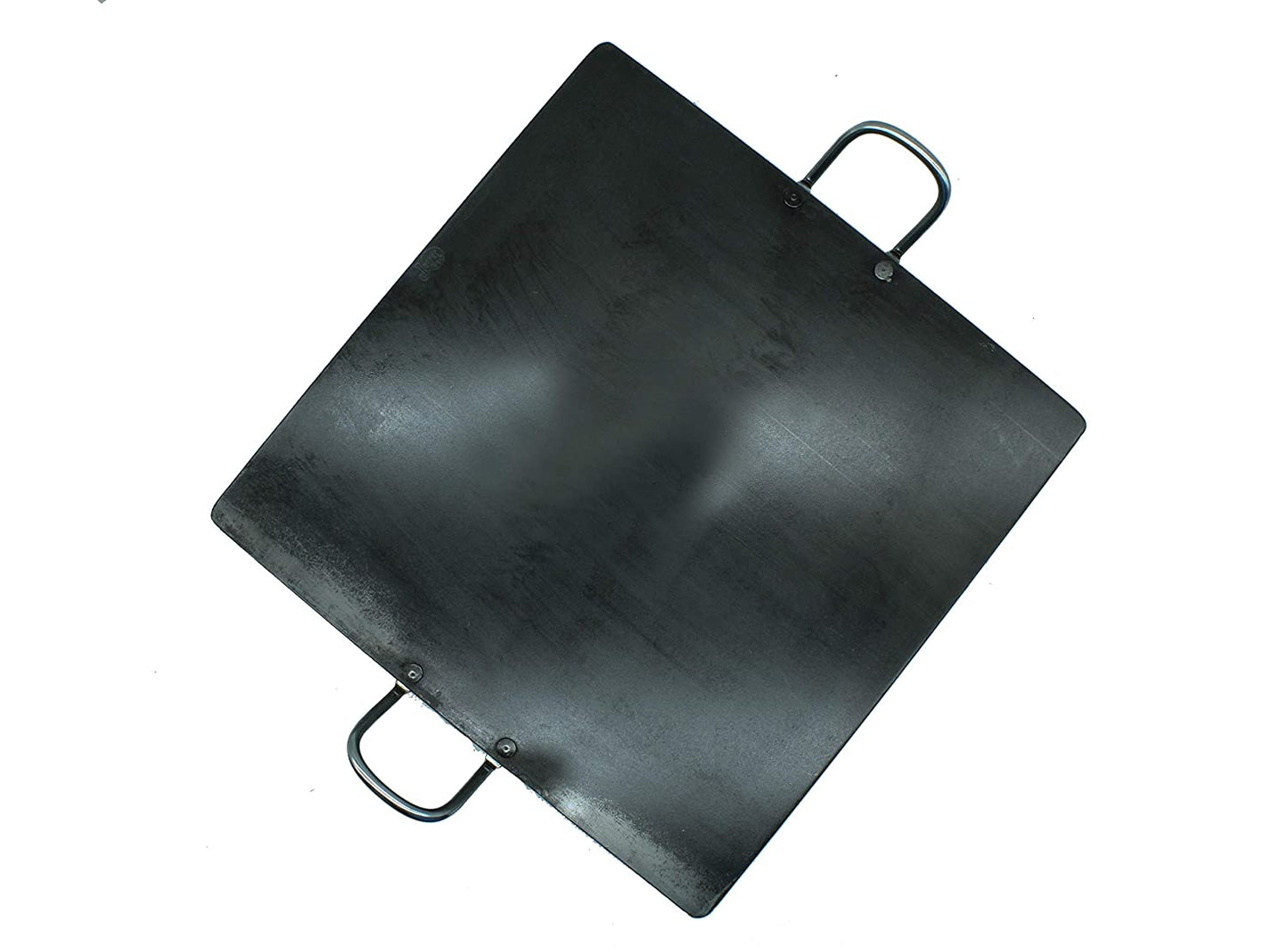 Fe+ Pre-Seasoned Mild Carbon Steel | Iron Square Pathri Tawa 30cm (Thickness-3mm)