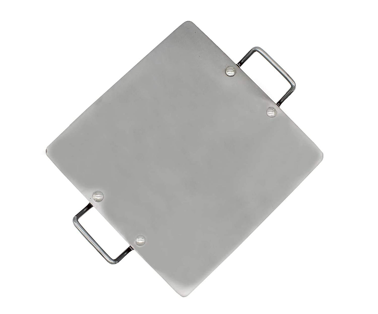Fe+ Pre-Seasoned Mild Carbon Steel | Iron Square Pathri Tawa 31cm (Thickness-8mm)