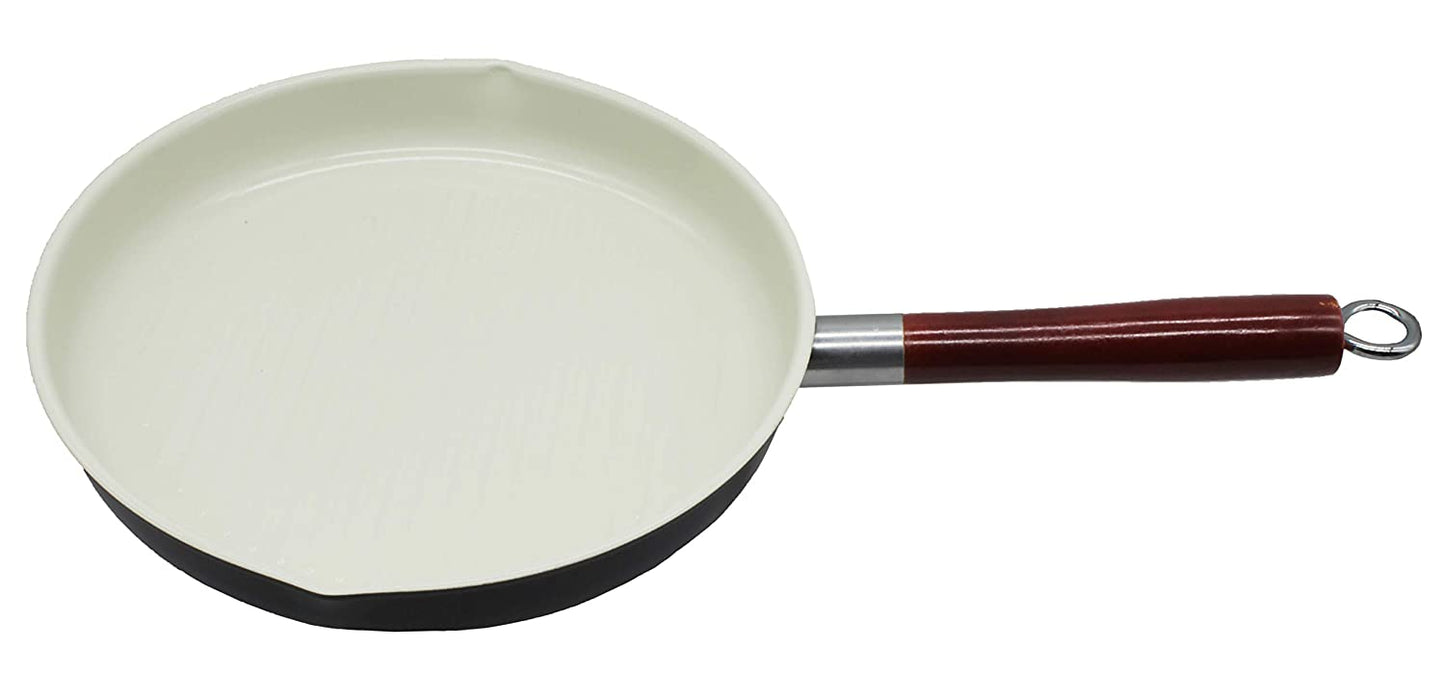 Ceramic Carbon Steel | Light Weight Iron Grill Pan 24 cm