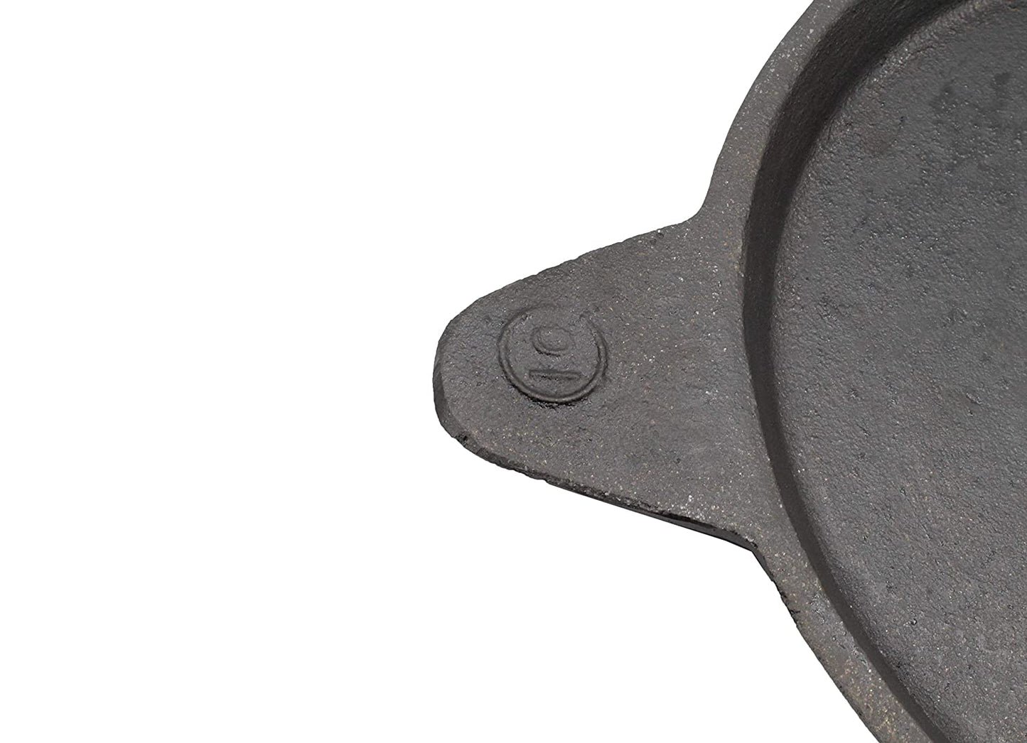 Pre-Seasoned Cast Iron Tawa | Fry pan 25cm | Depth-1.5 Inch (DT)-Induction Compatible