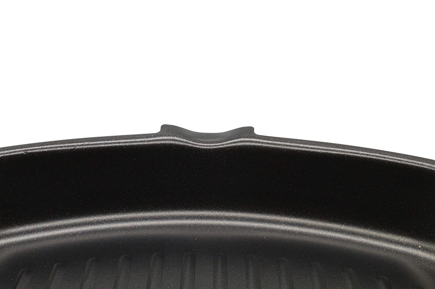 Nonstick Carbon Steel | Light Weight Iron Grill Pan 24cm With Foldable Handle