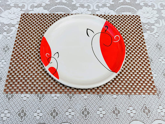 Melamine Pack of 6 Pcs Full Size 11 Inch Plates No.2