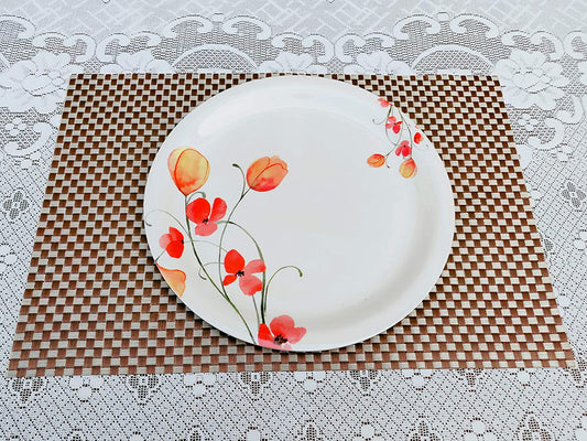 Melamine Pack of 6 Pcs Full Size 11 Inch Plates No.3 (5009)