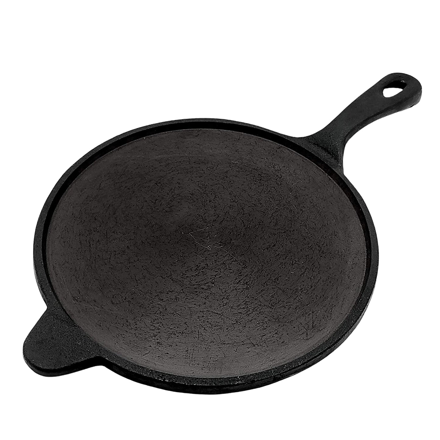 Pre-Seasoned Cast Iron Dosa Tawa 10.25 inch | 26 cm (Induction Compatible)