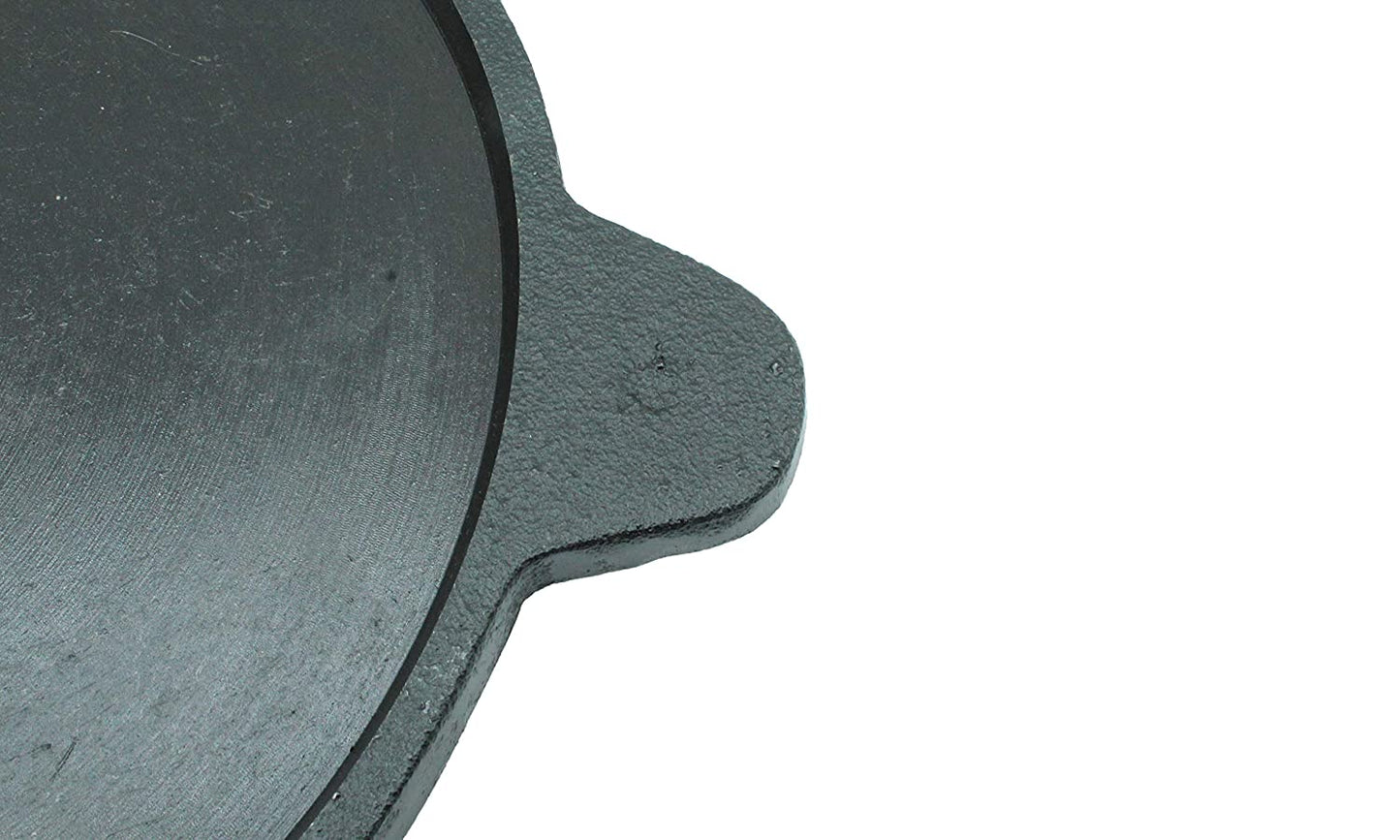 Pre-Seasoned Cast Iron Dosa Tawa 10.25 inch | 26 cm (Induction Compatible)