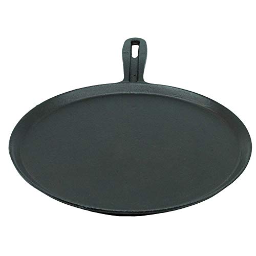 Pre-Seasoned Cast Iron Dosa Tawa 11 inch | 28 cm (Induction Compatible)