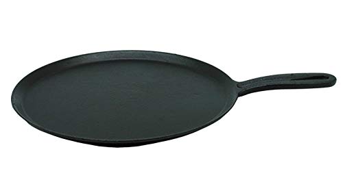 Pre-Seasoned Cast Iron Dosa Tawa 11 inch | 28 cm (Induction Compatible)