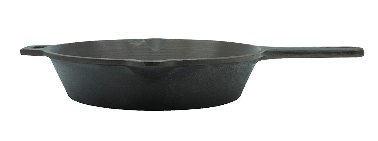 Pre-Seasoned Cast Iron Skillet | Fry Pan 10.25 Inch | 26 cm (Induction Compatible)