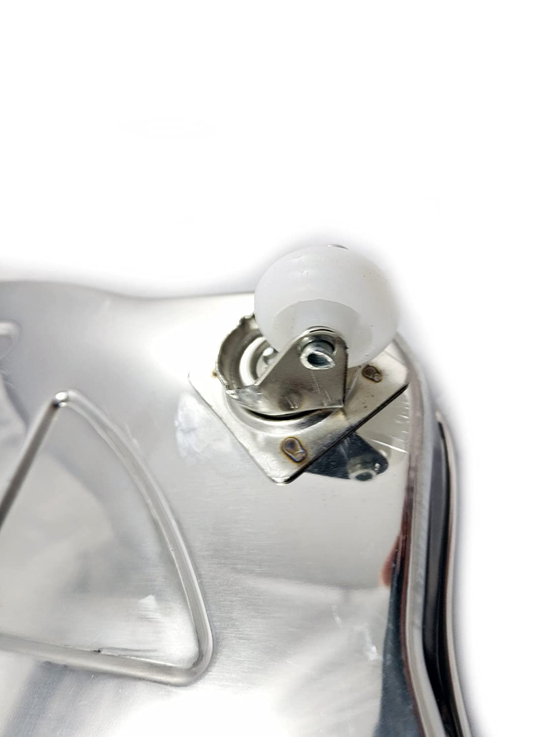 Stainless Steel 2 in 1 Cylinder Trolley with Wheels | LPG Cylinder Stand | Oil Trolly