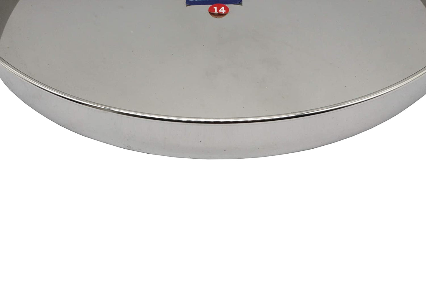 Stainless Steel Beading Edge Apple Thali Set of 4 Pcs - No:14 (30cm)
