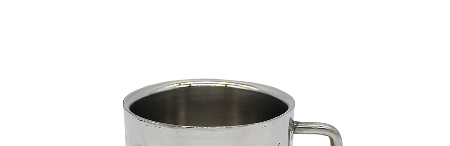 Double Walled Dimple Design Stainless Steel Coffee & Tea Mugs