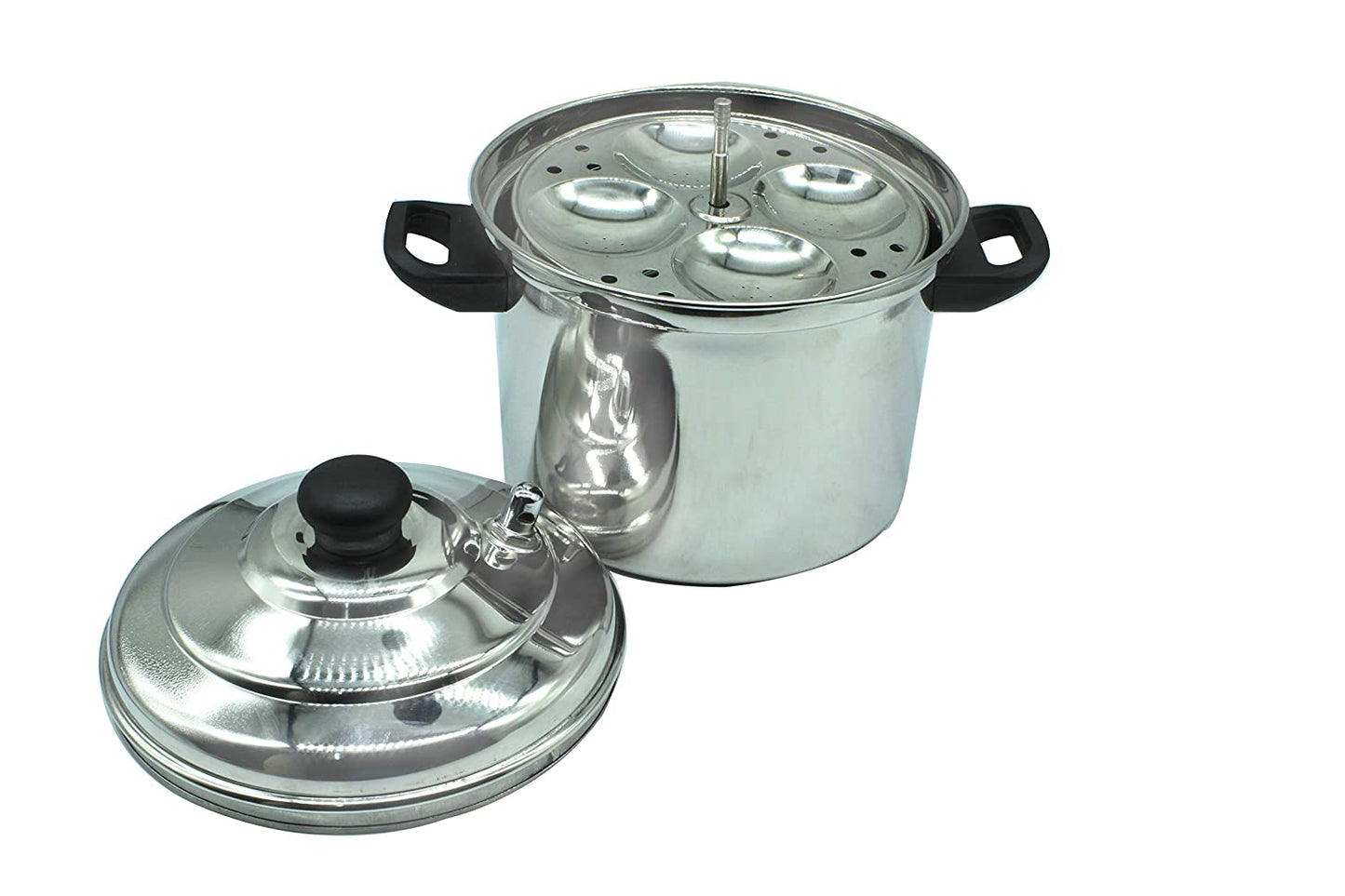 Stainless Steel Idli Maker | Steamer (6 Plates | 24 idlies) (Induction Compatible)