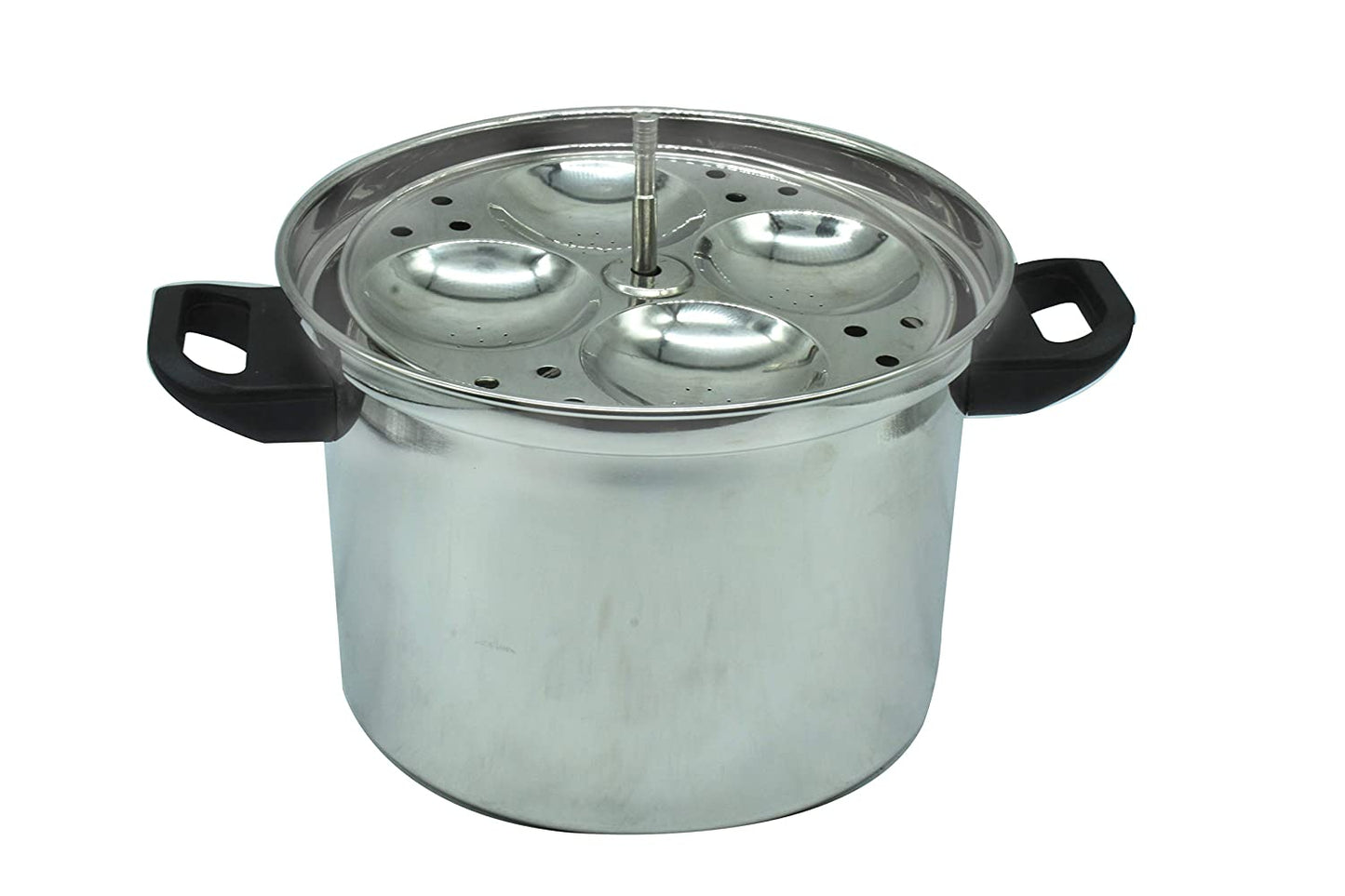 Stainless Steel Idli Maker | Steamer (6 Plates | 24 idlies) (Induction Compatible)