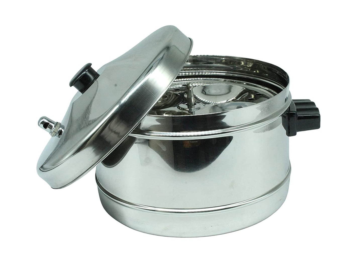 Stainless Steel Multi Steamer Different Shapes Idli Maker 4 Idli Plates (16 idlies) | 1 Square Shape Idli Plate | 1 Heart Shape Idli Plate | 1 Mini Idli Plate | 1 Steamer Plate