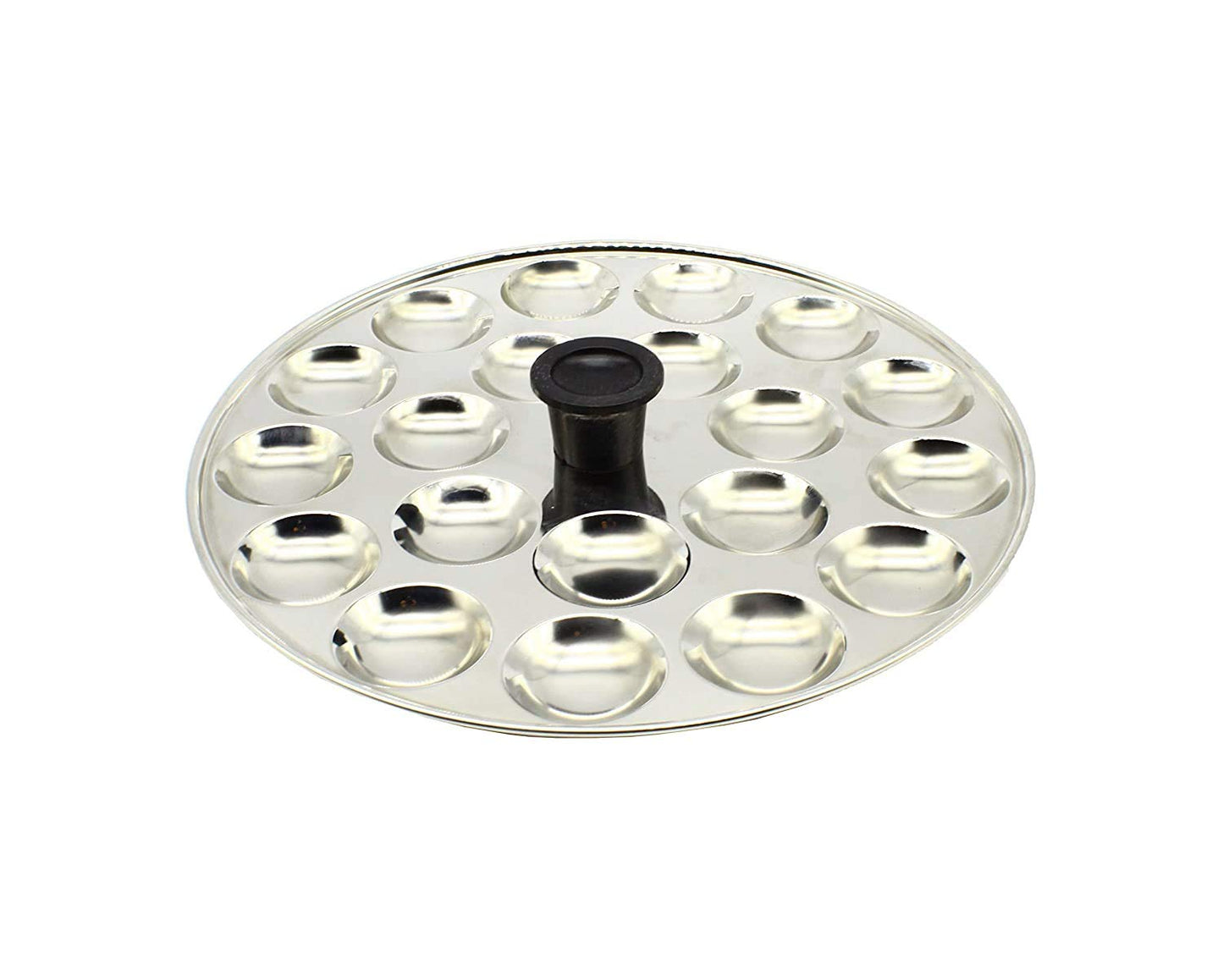 Stainless Steel Multi Steamer Pot 2 Idli Plates (14 Idlis), 1 Mini Idli Plate (20 Mini Idlis) and 1 Multi Purpose Steamer | Idiyappam Steamer Plate (Induction Compatible)