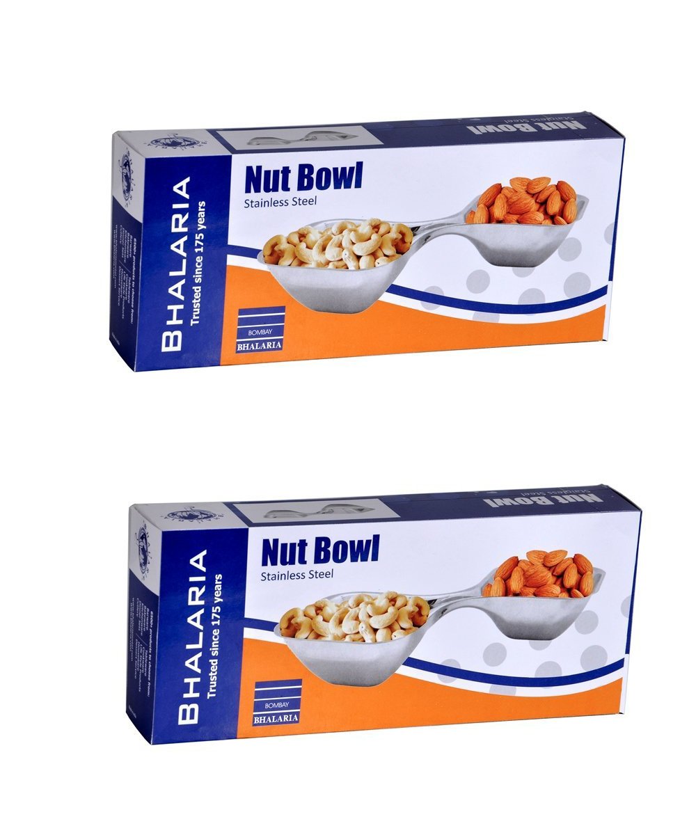 Stainless Steel Serving Bowls Nut Bowls (Set of 2 Pcs)