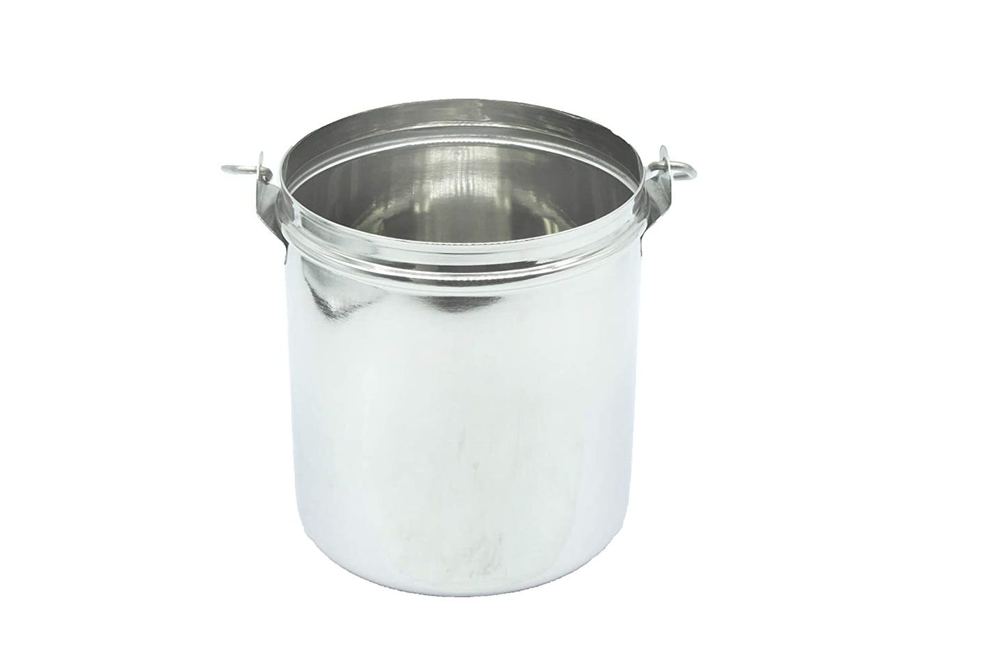 Stainless Steel Royal Milk Pot | Thukku | Container Set Of 2 Pcs (11.5cm & 12.5cm)