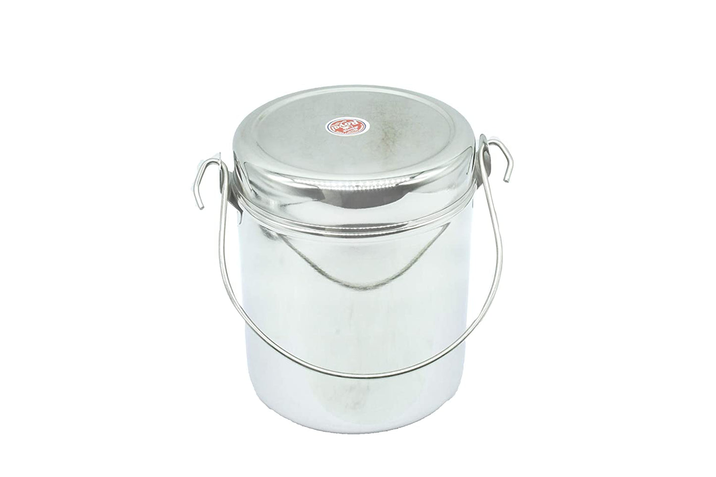 Stainless Steel Royal Milk Pot | Thukku | Container Set Of 2 Pcs (11.5cm & 12.5cm)
