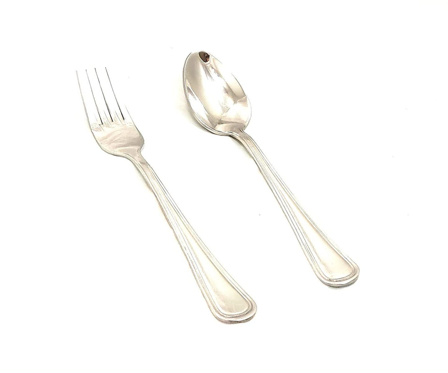 Stainless Steel Set Of 12 Pieces Cutlery Set (6 Table Spoons & 6 Table Forks)