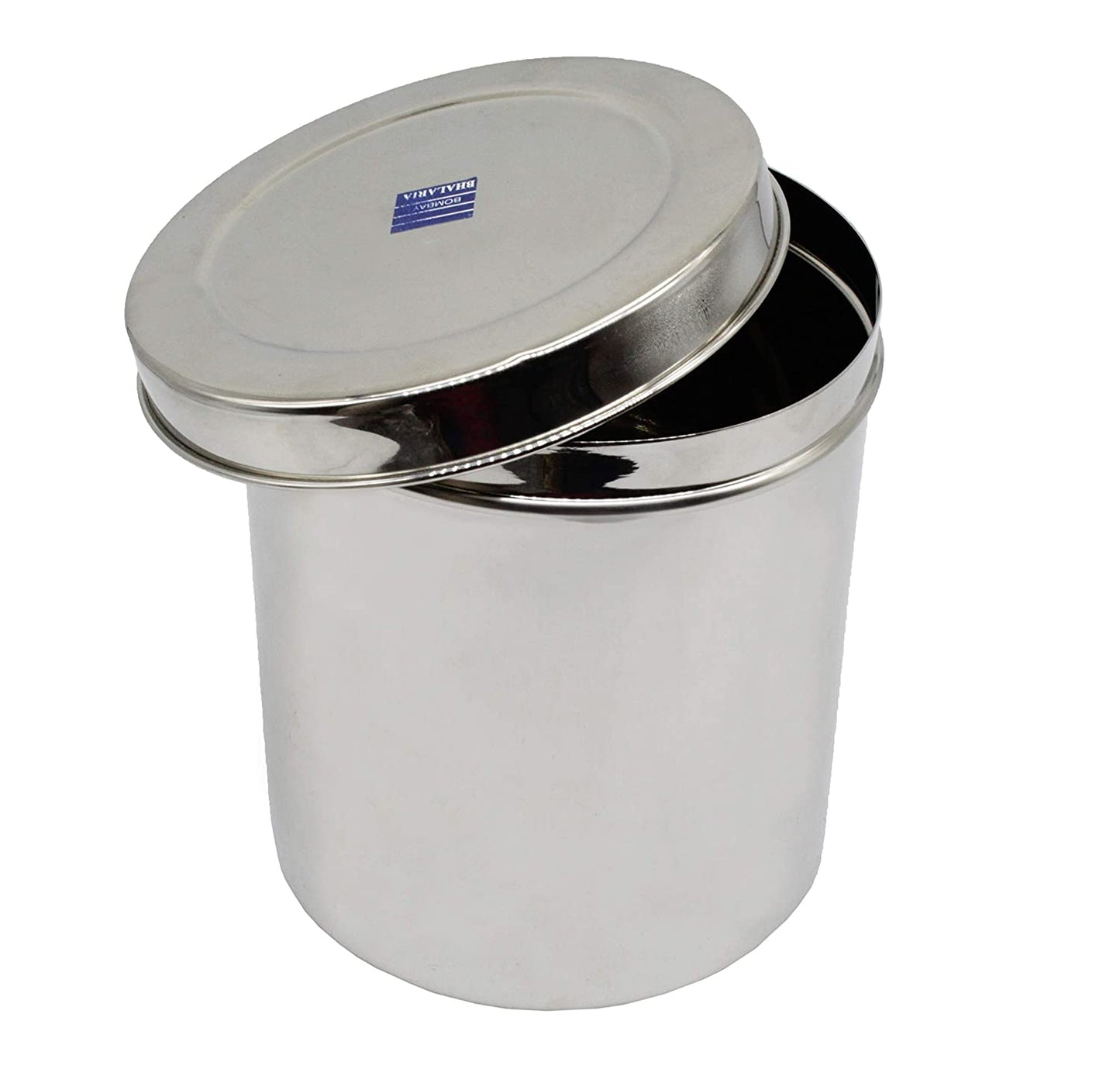 Stainless Steel Container | Canister | Deep Dabba Set of 5 Pcs (10.5cm,12.5cm,13.5cm,14.5cm,15.5cm)