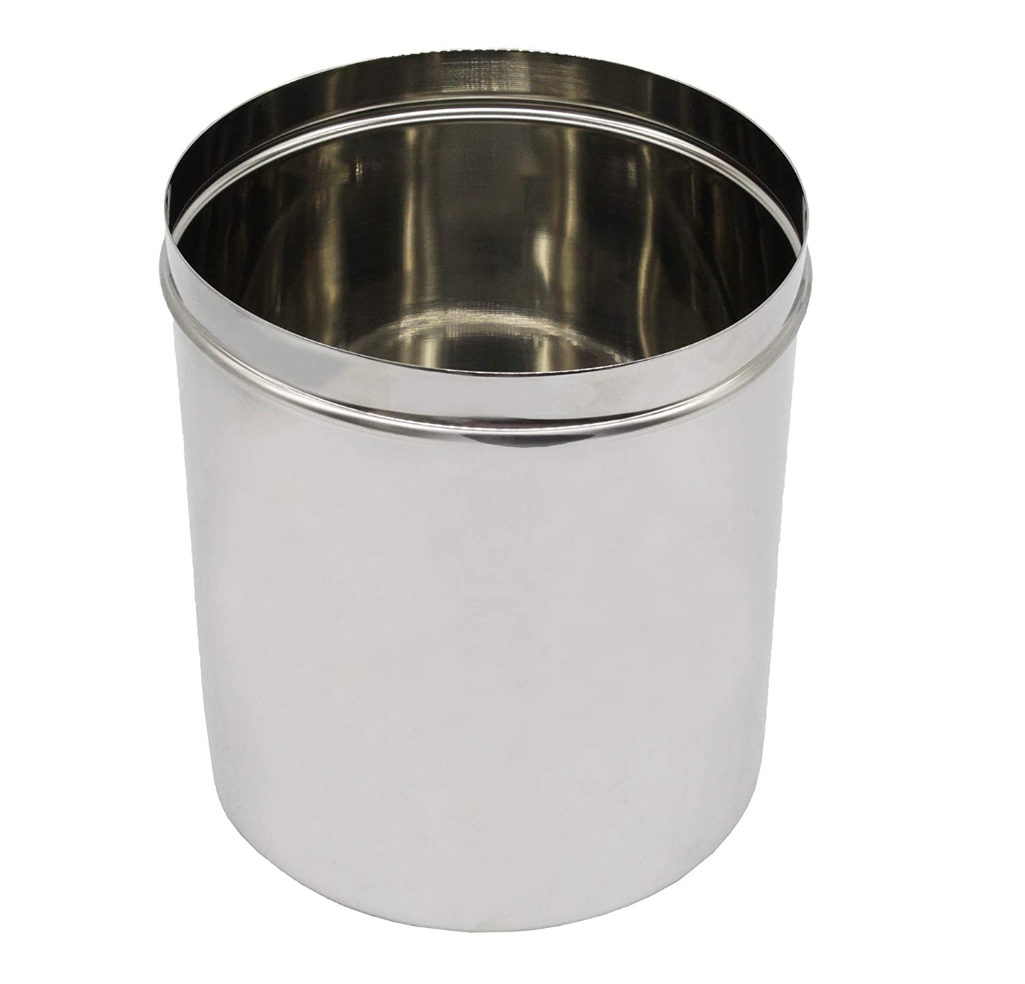 Stainless Steel Container | Canister | Deep Dabba Set of 5 Pcs (10.5cm,12.5cm,13.5cm,14.5cm,15.5cm)