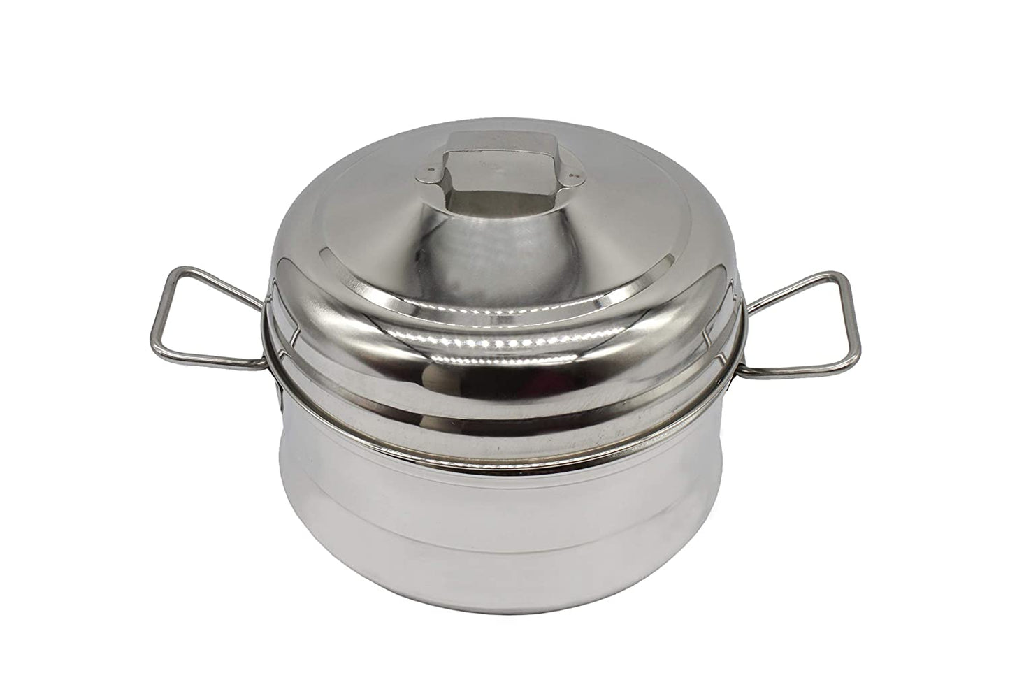 Stainless Steel Idly Panai - Steams 9 idli ( 2 Idly plates)