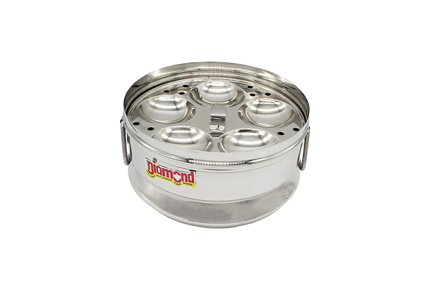 Stainless Steel Idly Panai - Steams 9 idli ( 2 Idly plates)