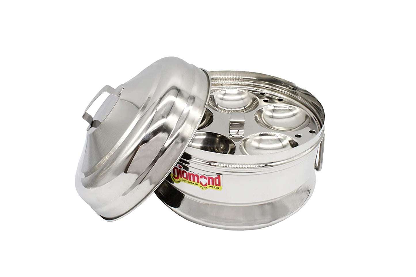 Stainless Steel Idly Panai - Steams 9 idli ( 2 Idly plates)