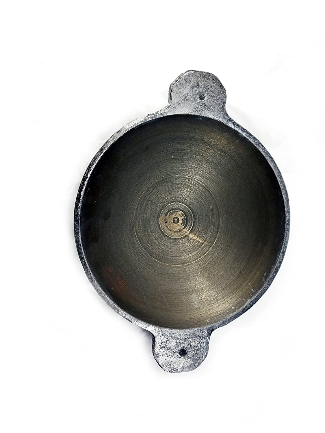 Cast Iron Pre-Seasoned Induction Compatible Appam Pan | Kadhai 18cm