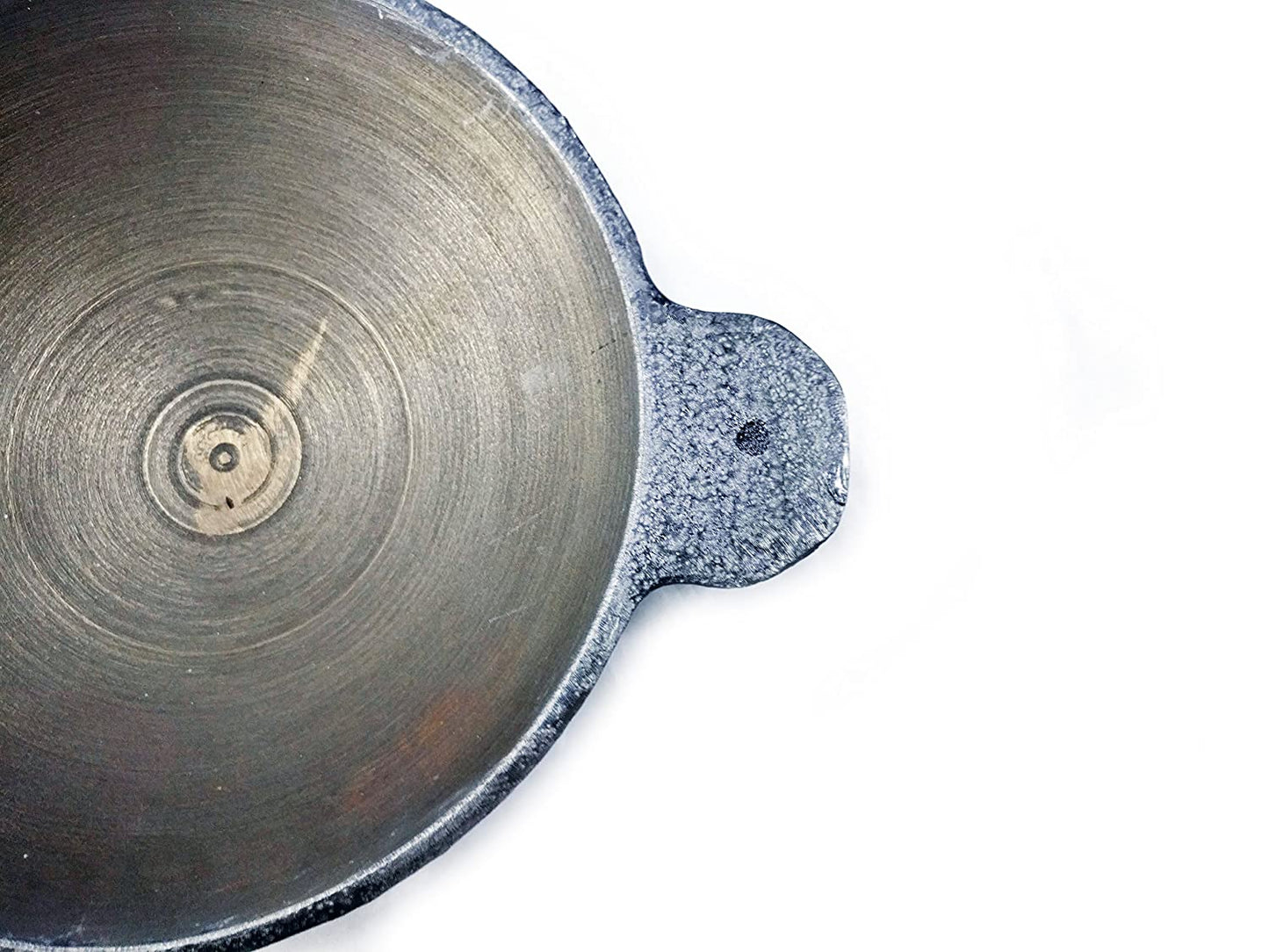 Cast Iron Pre-Seasoned Induction Compatible Appam Pan | Kadhai 18cm