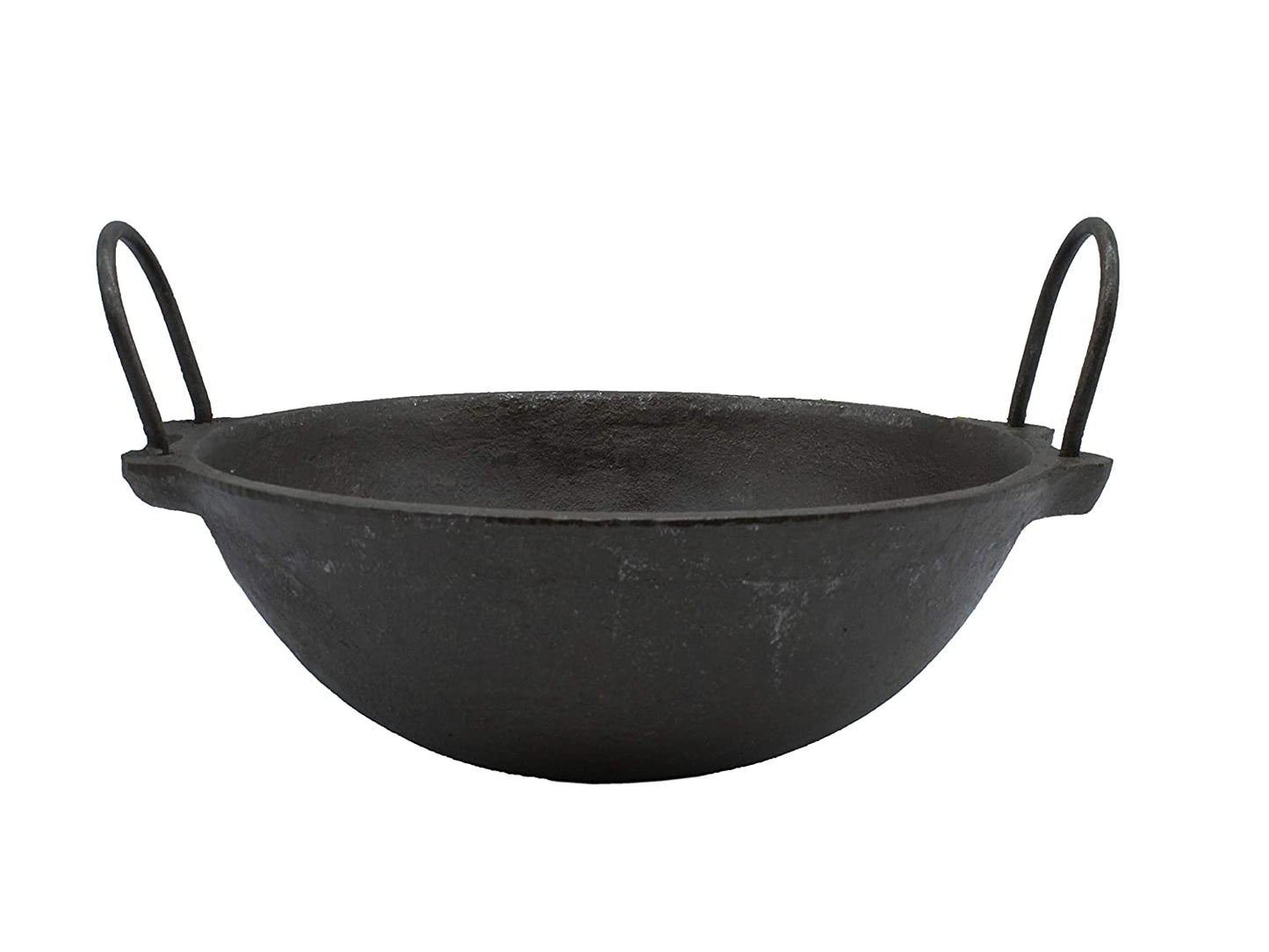 Pre-Seasoned Cast Iron Kadhai 20cm (Induction Compatible)