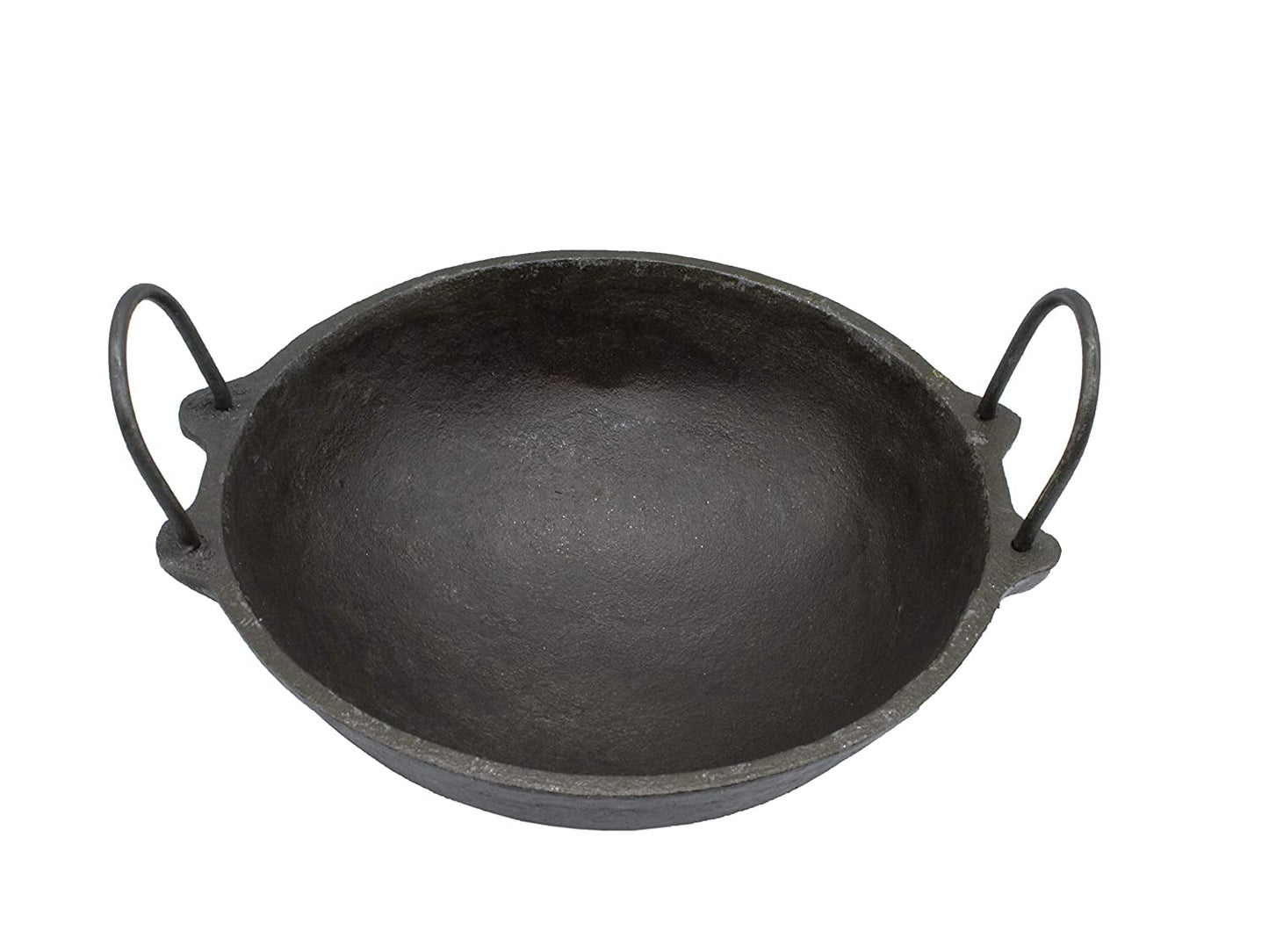 Pre-Seasoned Cast Iron Kadhai 20cm (Induction Compatible)