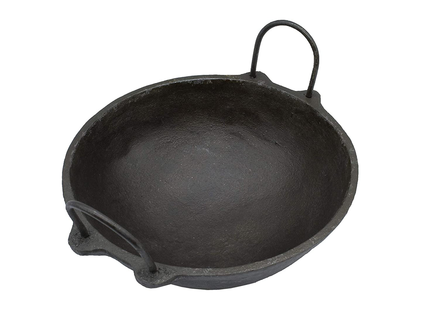 Pre-Seasoned Cast Iron Kadhai 20cm (Induction Compatible)